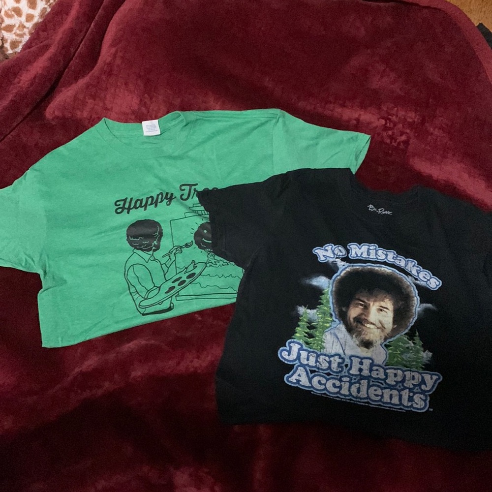 Bob Ross t-shirts